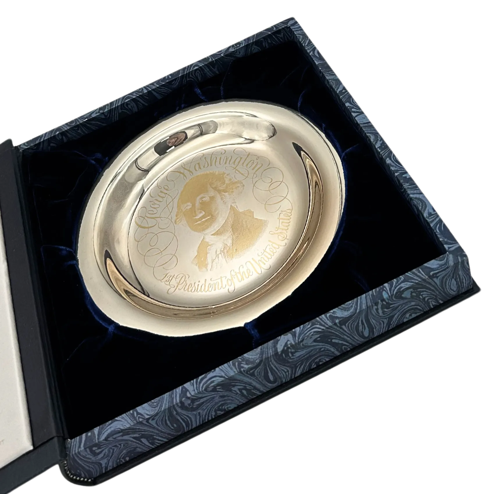1972 George Washington Sterling Silver Plate