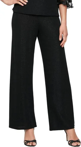 Alex Evenings Women's Straight Leg Dress Pant for Mother of The Bride, Elegant Party Outfit (Petite and Regular Sizes)