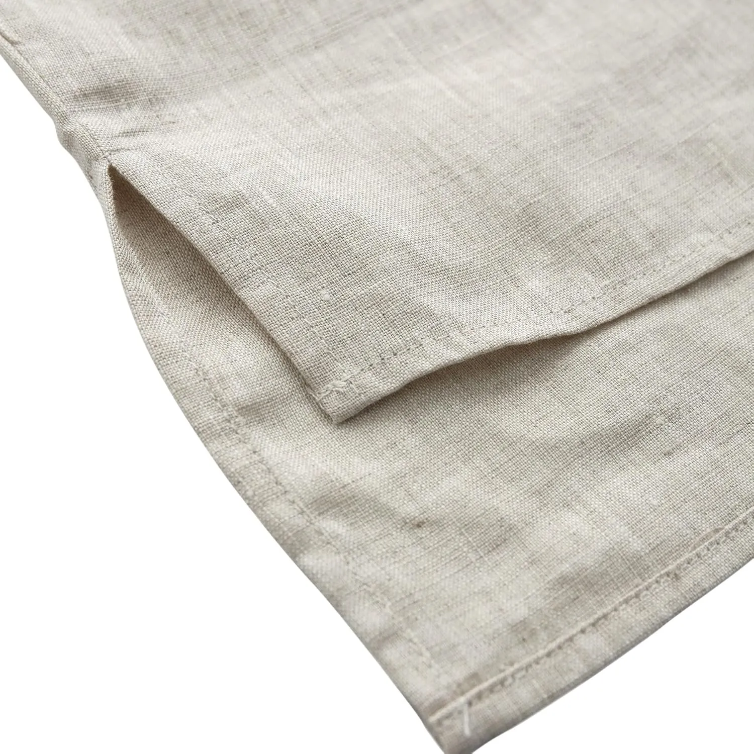 Amazhiyu Womens 100% Linen Tops Crewneck Short Sleeve Blouses Casual Summer