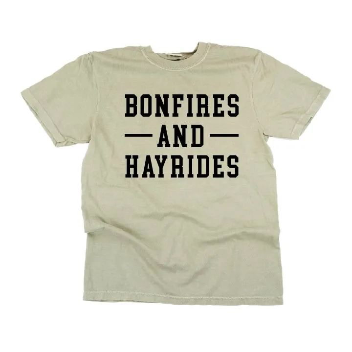 Bonfires and Hayrides - SHORT SLEEVE COMFORT COLORS TEE