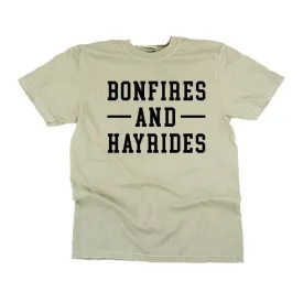 Bonfires and Hayrides - SHORT SLEEVE COMFORT COLORS TEE