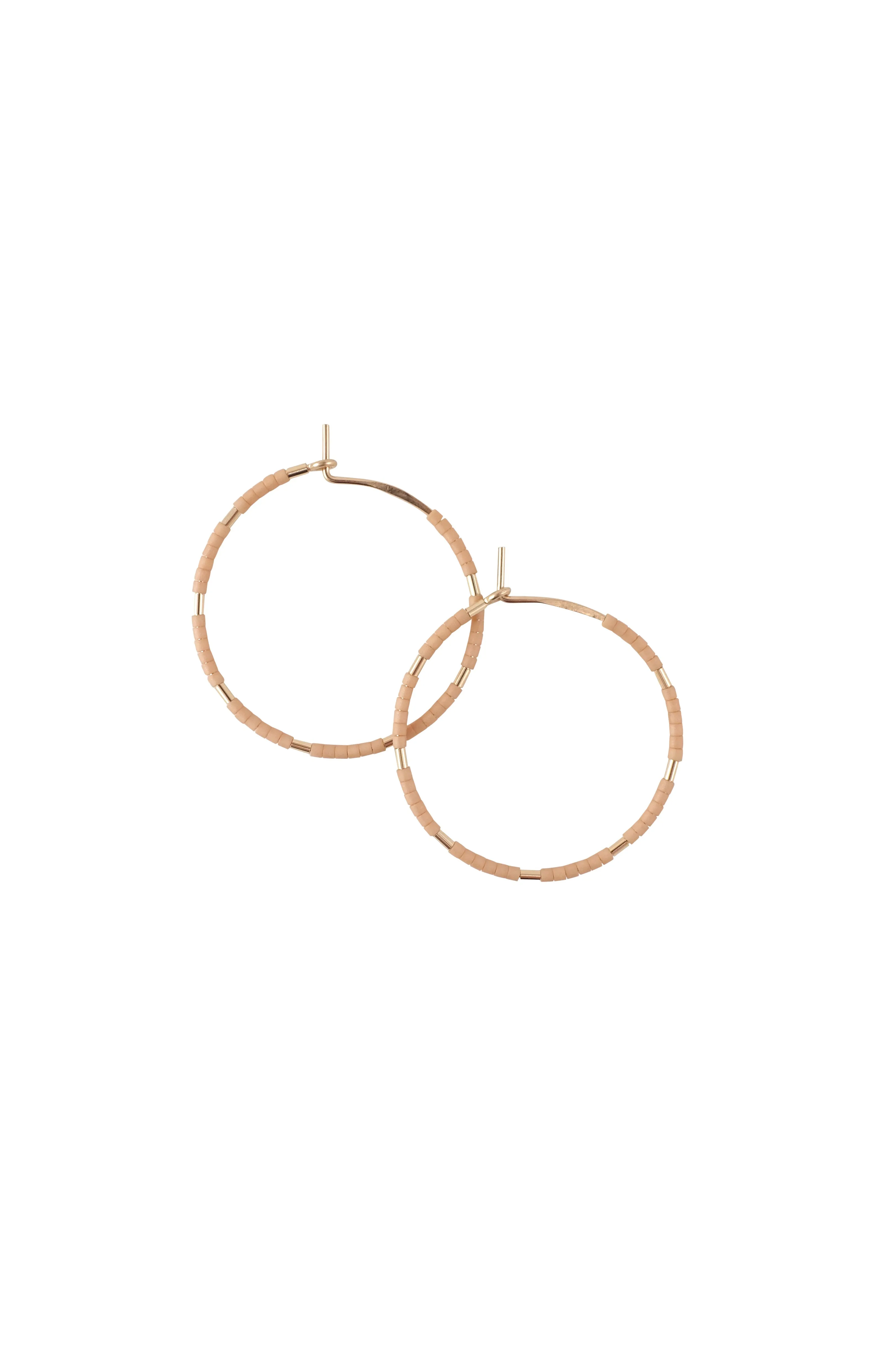 Callisto Earrings, Peach