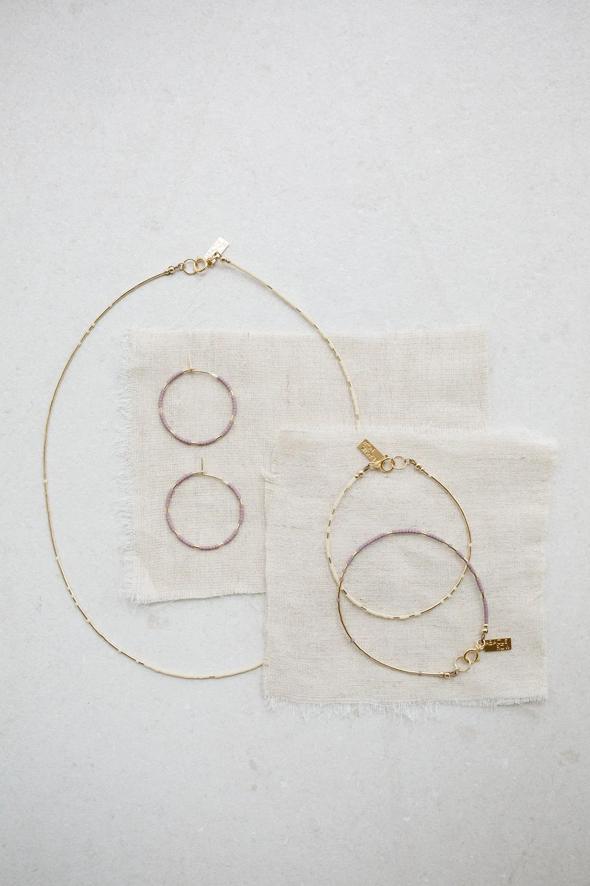 Callisto Earrings, Wisteria