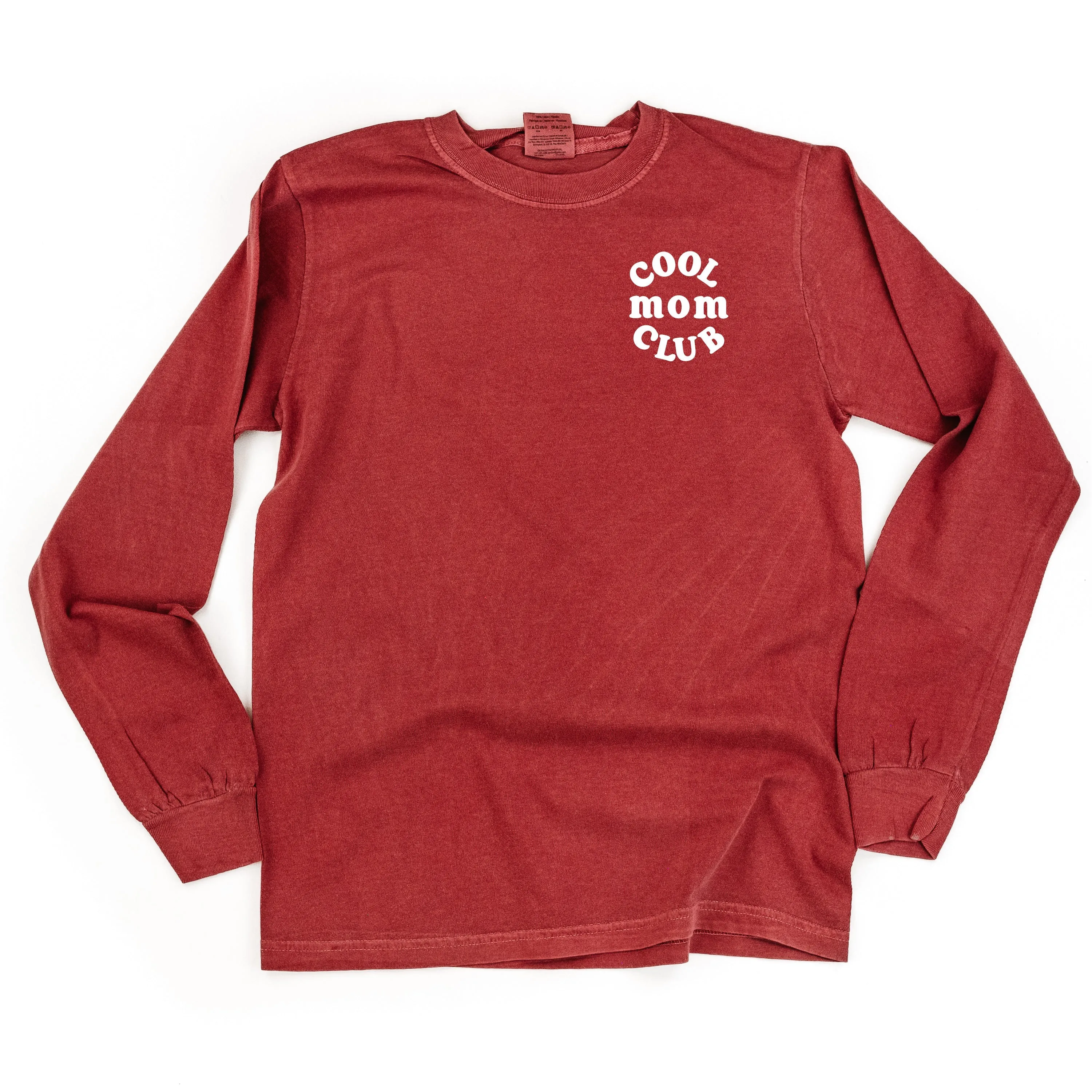 COOL Mom CLUB - Pocket Design - LONG SLEEVE COMFORT COLORS TEE