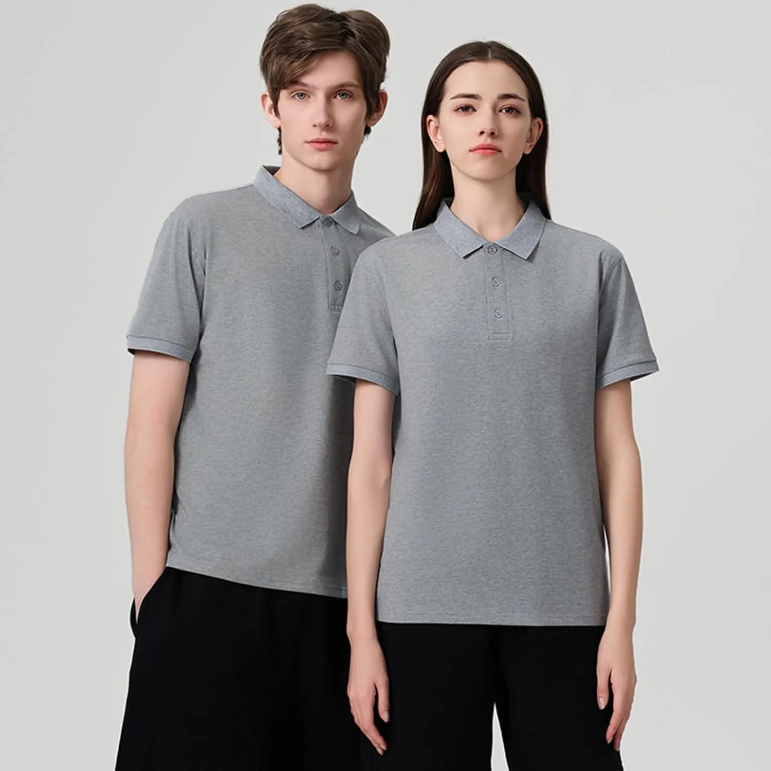 Custom Polo Shirt for Men, Personalize Golf Polo Shirt with Text and Logo