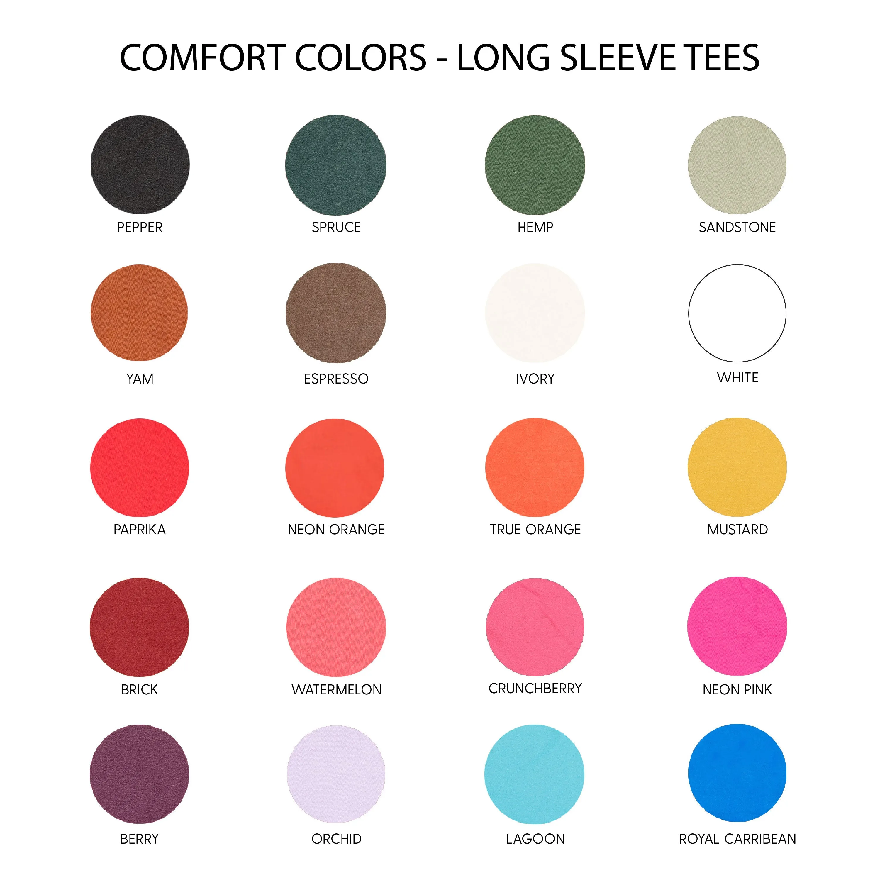DAISY - MAMA - w/ Full Daisy on Back - LONG SLEEVE COMFORT COLORS TEE