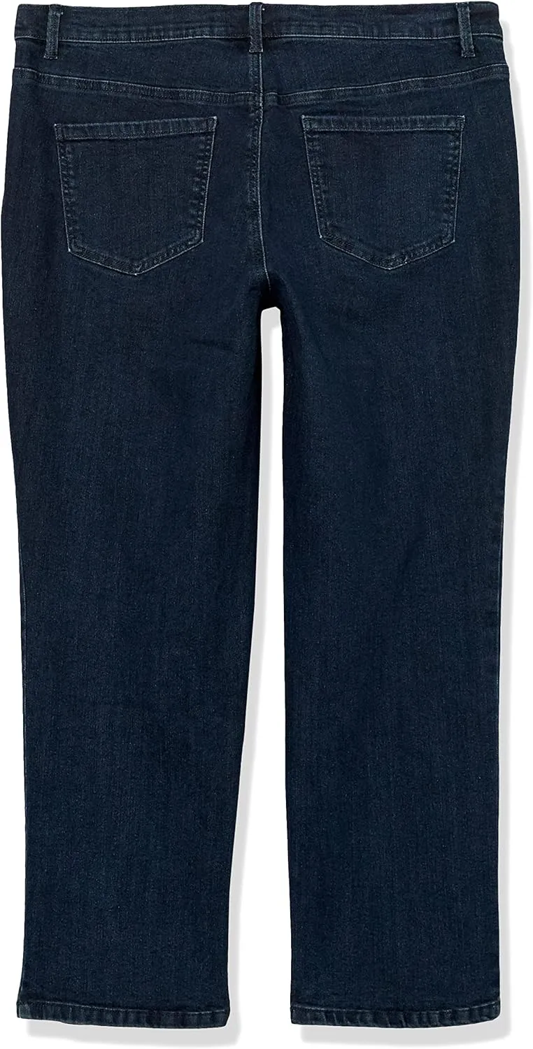 Gloria Vanderbilt Women's Amanda Classic High Rise Tapered Jean Plus Size