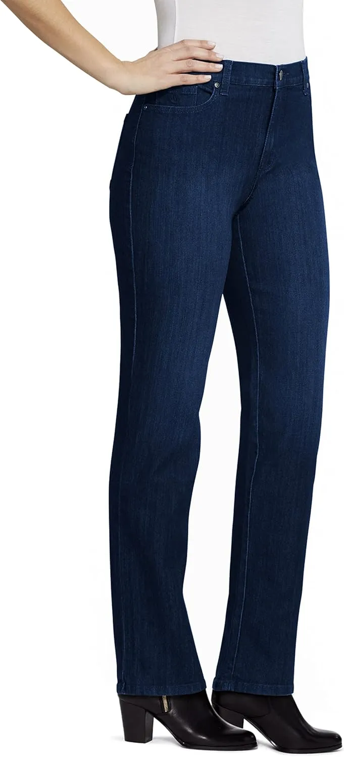 Gloria Vanderbilt Women's Amanda Classic High Rise Tapered Jean Plus Size