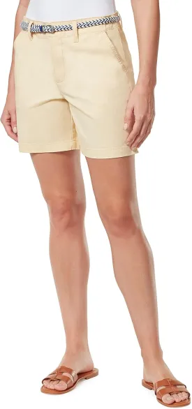 Gloria Vanderbilt Women's Midrise Belted Trouser Short Standard
