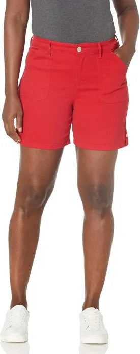 Gloria Vanderbilt Women's Trendy Utility 6" Mid Thigh Short