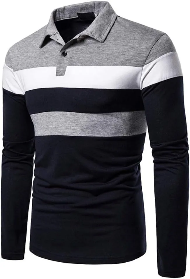 HHGKED Polo Shirts for Men Casual Short & Long Sleeve Golf Slim Fashion Shirts