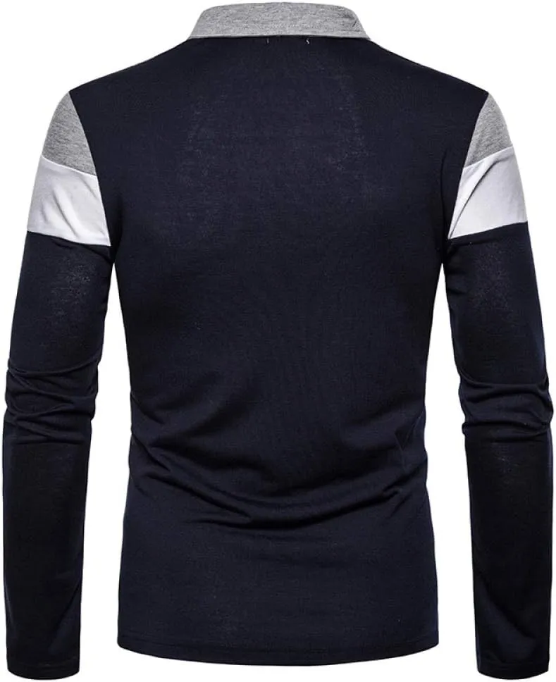 HHGKED Polo Shirts for Men Casual Short & Long Sleeve Golf Slim Fashion Shirts