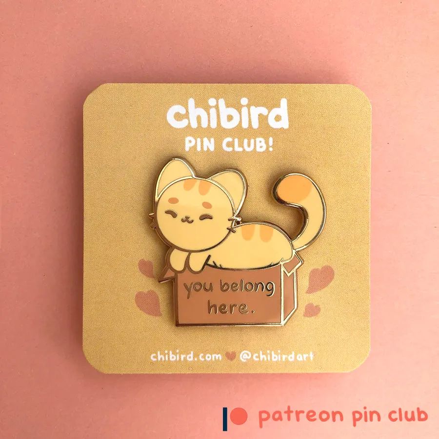 [Patreon Vault] Belonging Cat Enamel Pin