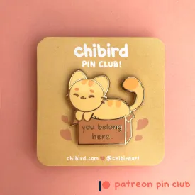 [Patreon Vault] Belonging Cat Enamel Pin