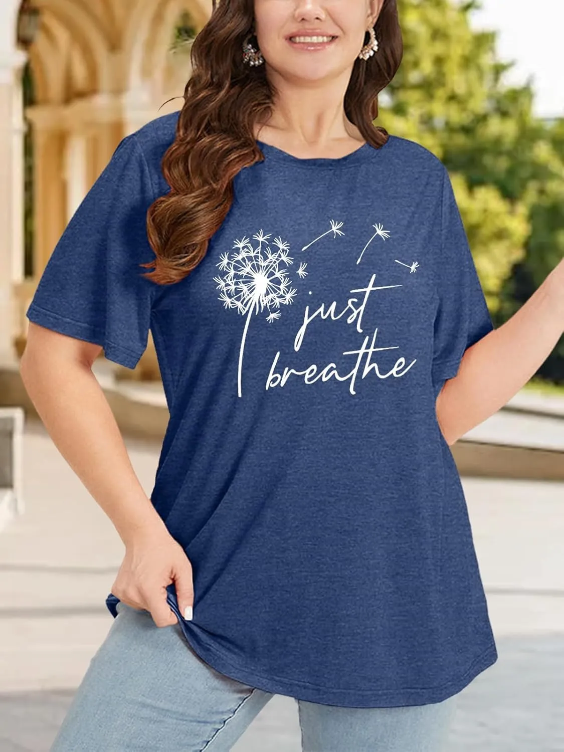 Plus Size Tshirts for Women Graphic Tees Summer Casual Tops Loose Cute Trendy Clothes Tee Shirt