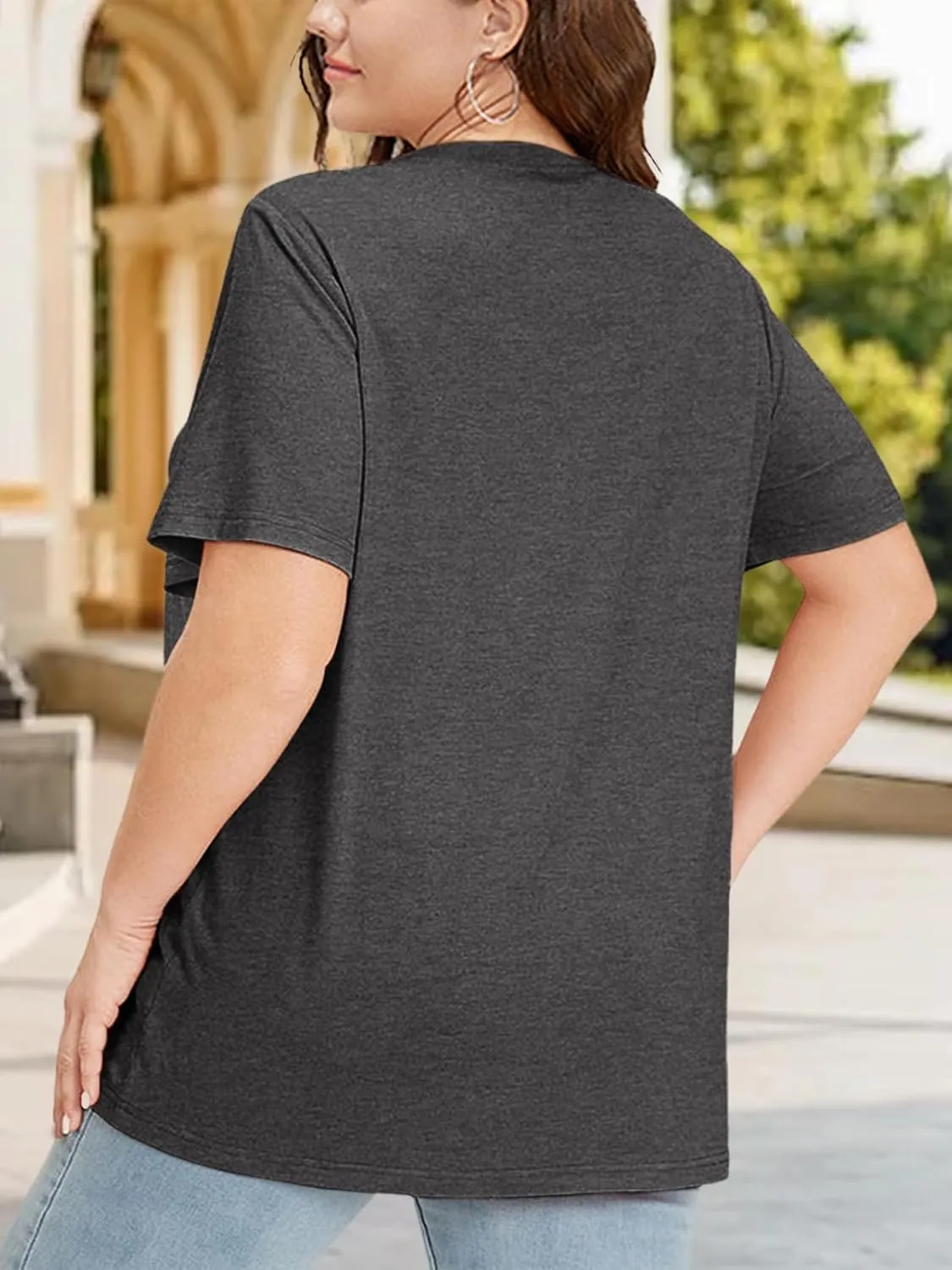 Plus Size Tshirts for Women Graphic Tees Summer Casual Tops Loose Cute Trendy Clothes Tee Shirt