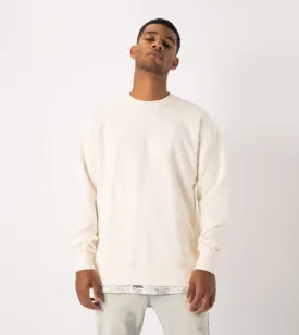 Rugger Crew Sweat Bone - Sale
