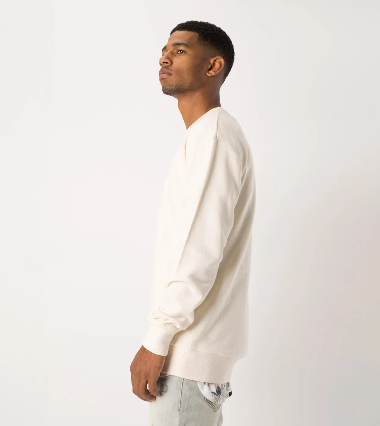 Rugger Crew Sweat Bone - Sale