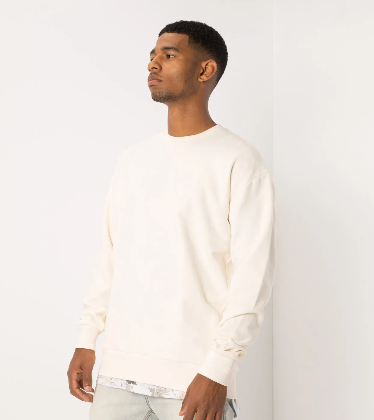 Rugger Crew Sweat Bone - Sale