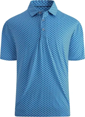 WARHORSEE Golf Polo Shirts for Men Short Sleeve Wrinkle Free 4 Way Stretch Moisture Wicking Performance Collared Tshirts