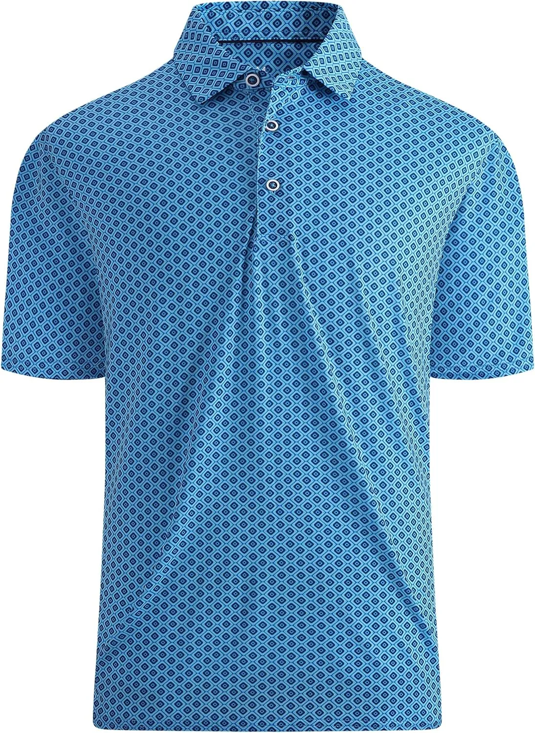 WARHORSEE Golf Polo Shirts for Men Short Sleeve Wrinkle Free 4 Way Stretch Moisture Wicking Performance Collared Tshirts